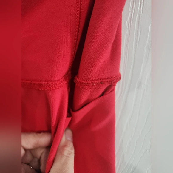 Athleta Revolution lazer cut 7/8 tight Powervita red athleisure woman small - Picture 9 of 16